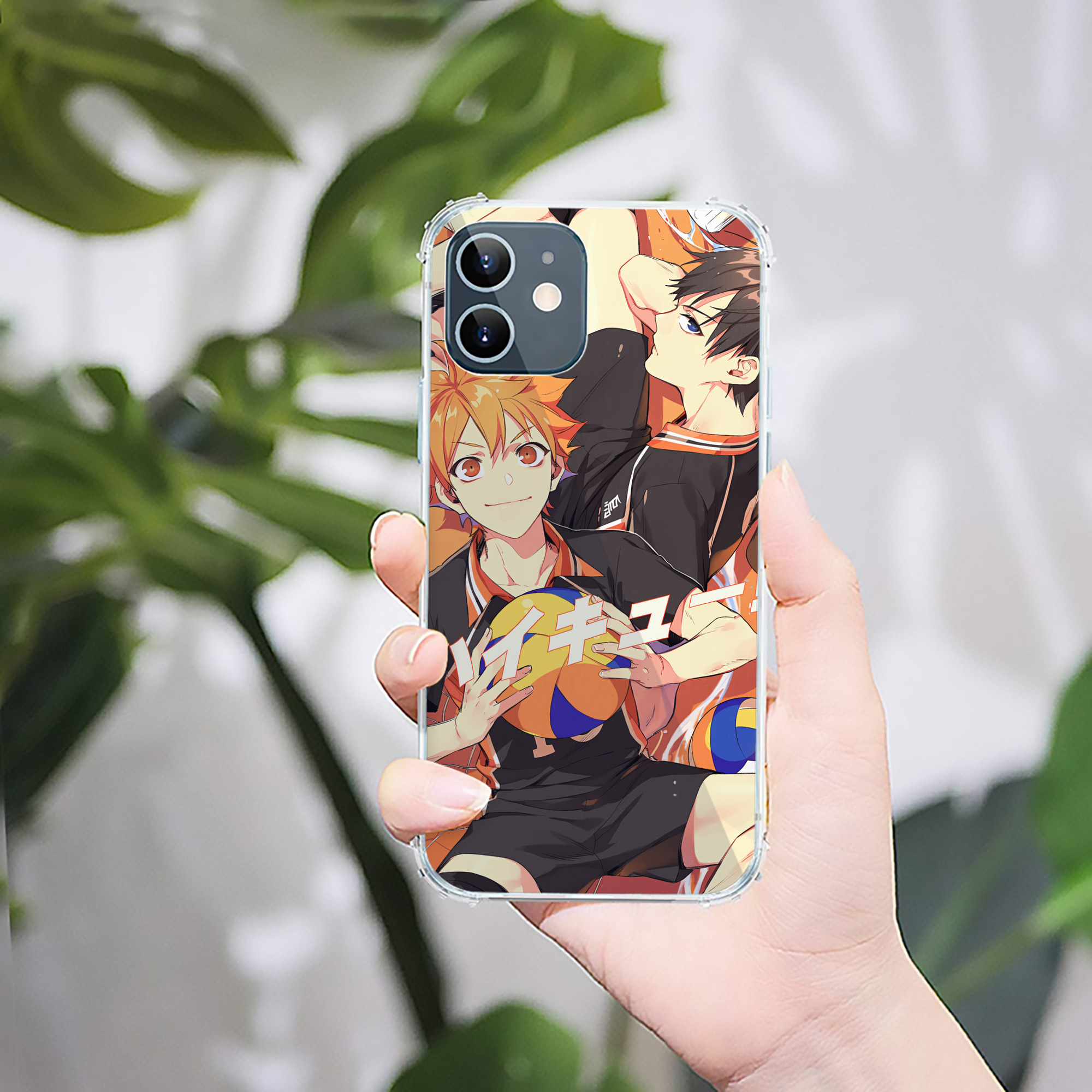 （画像用） ハイキュー!! Haikyu!! 【iPhone 12シリーズ対応】透明スマホケース（クリアソフトケース）